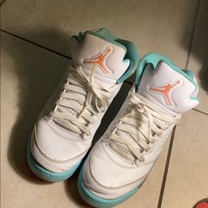 AIR JORDAN 5 RETRO GS 'LIGHT AQUA